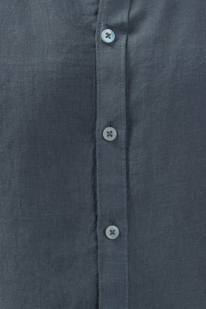 Slate Grey 60 LEA Pure European Linen | Lightweight Shirt